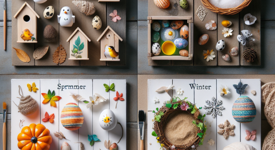 DIY-Dekorationsideen für jede Jahreszeit: Frühling, Sommer, Herbst und Winter