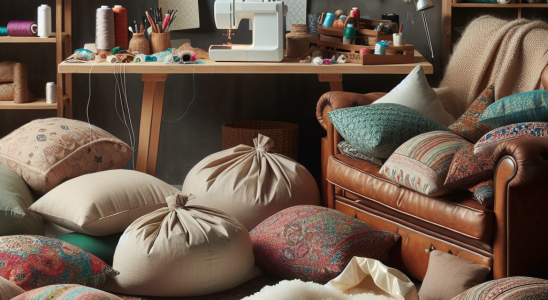 DIY-Sitzsäcke und Kissen: Nähen, Füllen und Design