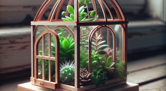 Ein Mini-Gewächshaus für die Fensterbank bauen