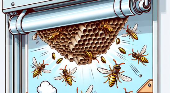 Kann man Wespen im Rollladenkasten lassen?