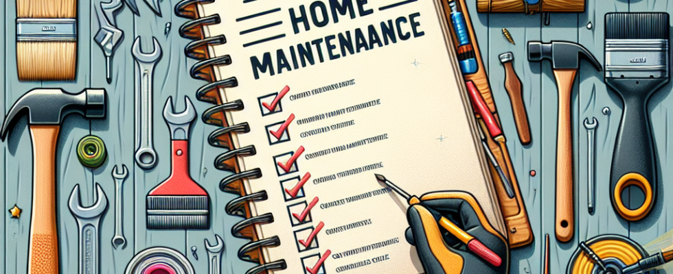 Wartung des Heims: Ein jährlicher Heimwerker-Checklist