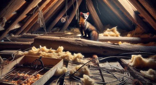 Was tun, wenn ein Marder auf dem Dachboden ist?
